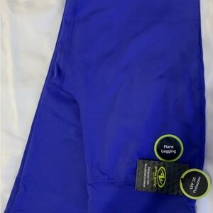 Girl’s Athletic Works Royal Blue Flare Leggings Size XXL NWT